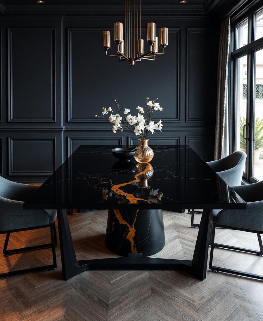 Marble & Steel Dining
